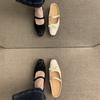 Satin Bag Head Half Slippers Female 2025 Summer New French Temperament Evening Fairy Wind Heightening Mary Jane Single Shoes
