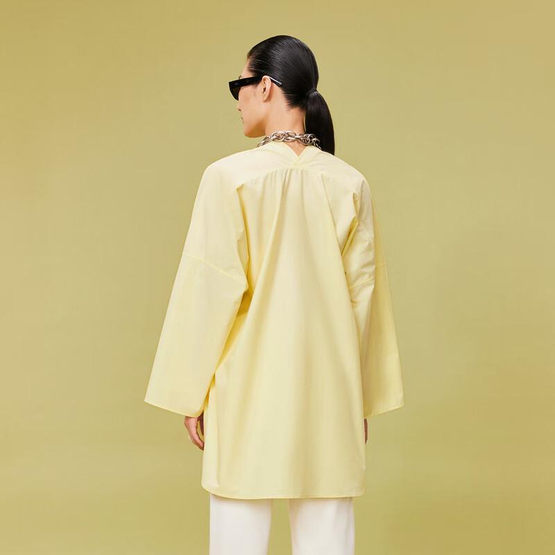 LESS 2024 Spring Cotton Casual Long Sleeve Shirt