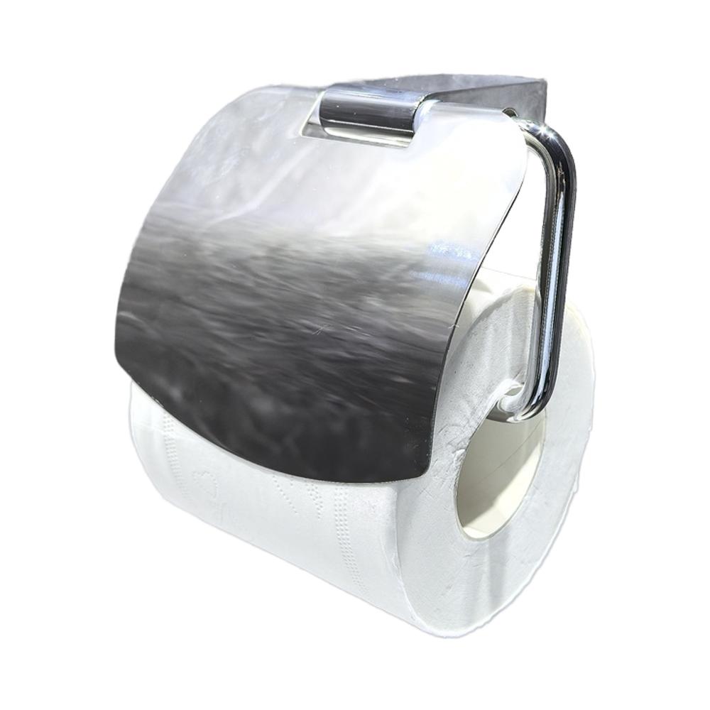 Best Seller Luxury Chrome Toilet Paper Holder Wall Mounted Stainless Steel Modern Design for Bathroom Hotel and Hospital Use