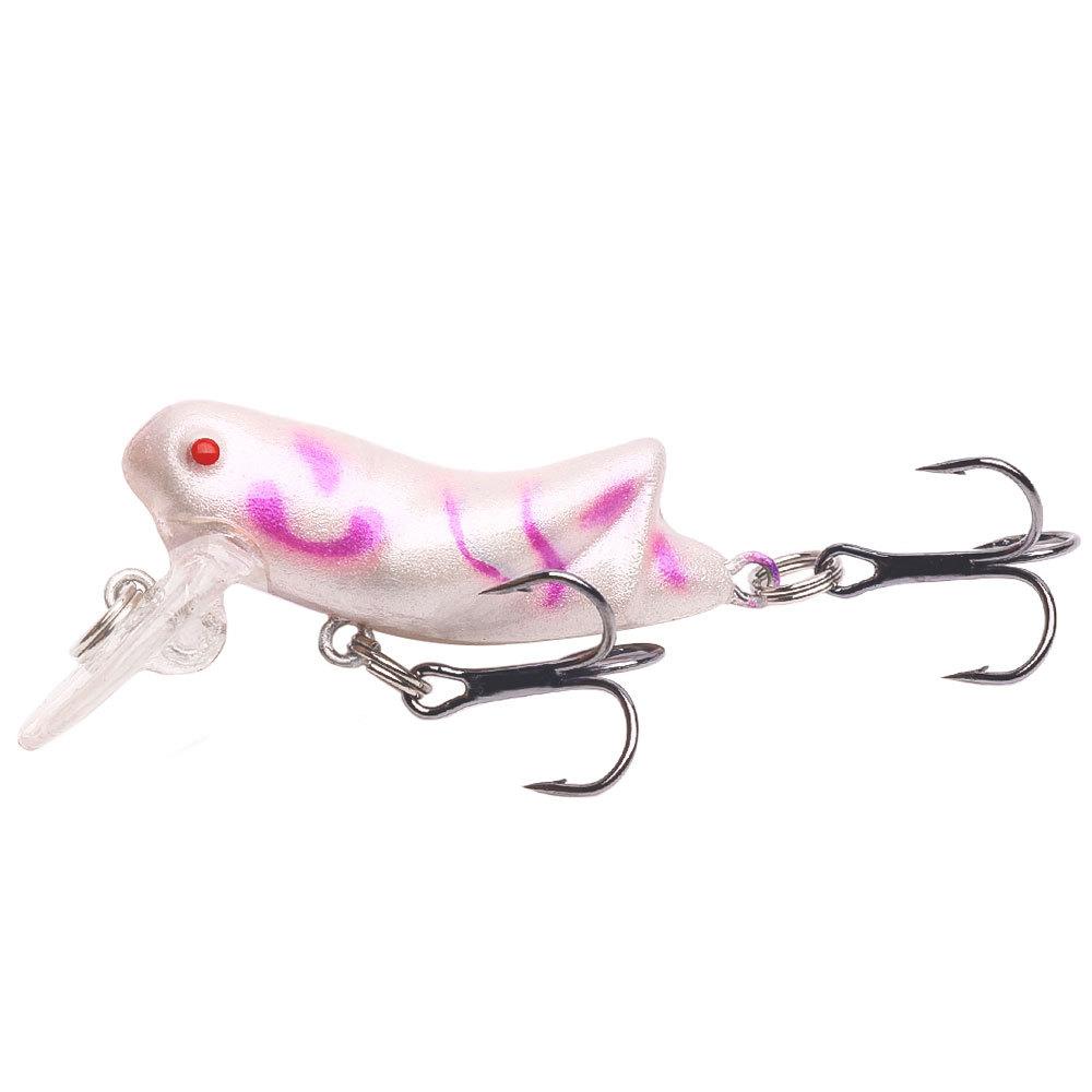 

Bionic Grasshopper Lure5CM3.5GLong Casting Fake Bait for Mandarin Fish, Bass, and Pike, Specially Designed for Vibrating and Sin 5CM-3.5G