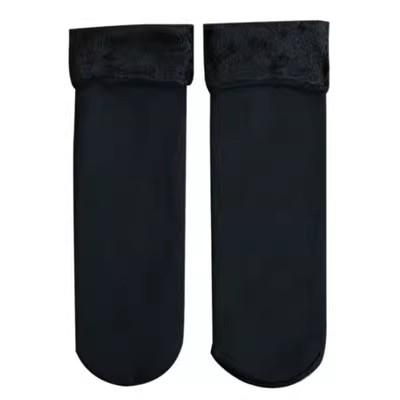 Winter Comfortable Warm Breathability High Elasticity Plush Thickened Floor Socks Thermal Furry Wool Lined Fleece Home Stocking
