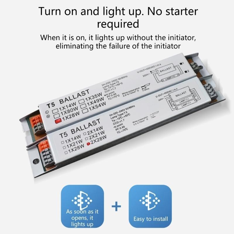 652F Elektronische Vorschaltgeräte für Leuchtstofflampen für Fabrikhallen, Werkstätten, Büros, Einkaufszentren