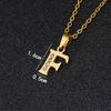 Initial A-Z Letter Name Pendant Female Gold Color Stainless Steel Small Alphabet Necklace For Women Jewelry Birthday Gift 2025