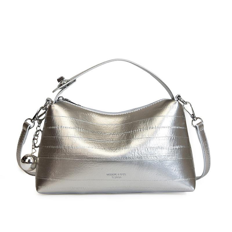 

Женская новая сумка через плечо, сумка-мессенджер, сумочка no pendant серебряный