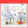 Baby Elephant Rattle Toy With Soft Plush Material For Newborns And Toddler Development