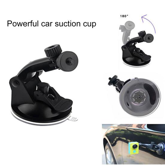 Portable Car Windshield Mount Holder Bracket Suction Cup for GoPro Hero9/8/7/6/5
