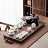 Jiakangming Chinese Automatic Electric Tea Set with Wooden Tray