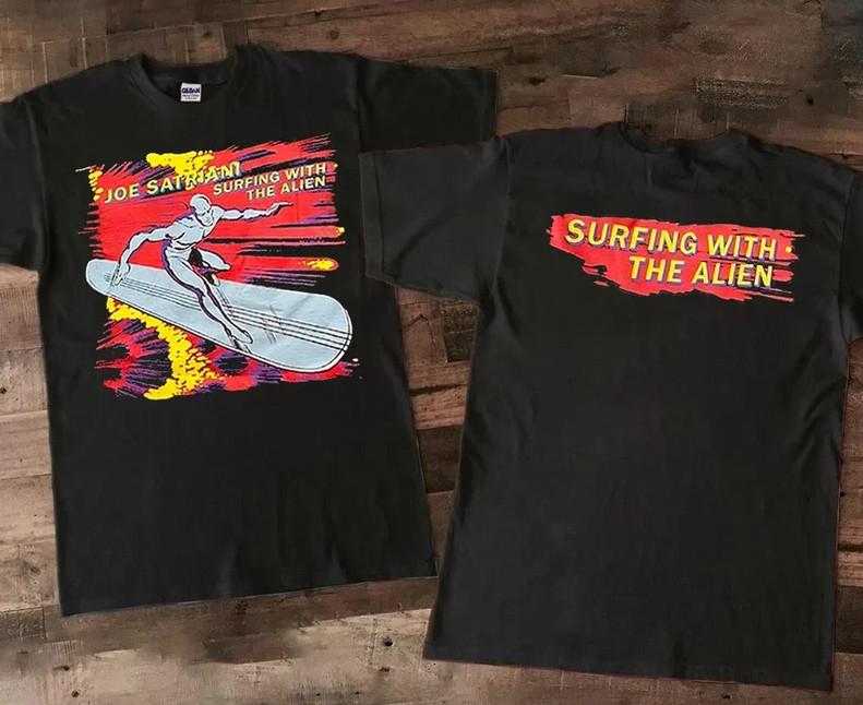 Joe Satriani Surfing Alien Concert Tour Guitar Virtuoso Instrumental Rock Unisex S