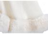 Elegant Faux Mink Woolen Cape Shawl: Plus Size Knit Cardigan Coat for Women