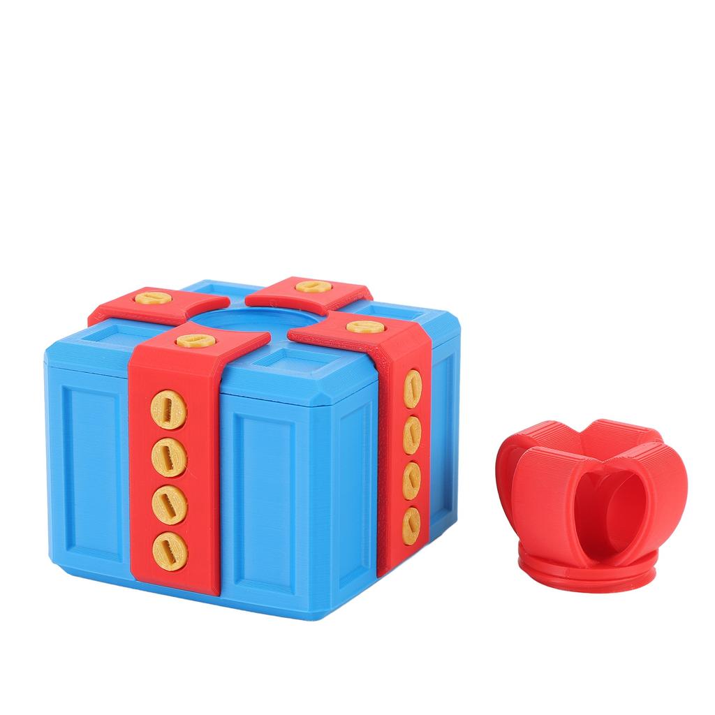 Annoying Present Box with Screws Novelty Funny 3D Printed Present Box for Storing Toys Holiday Decorations