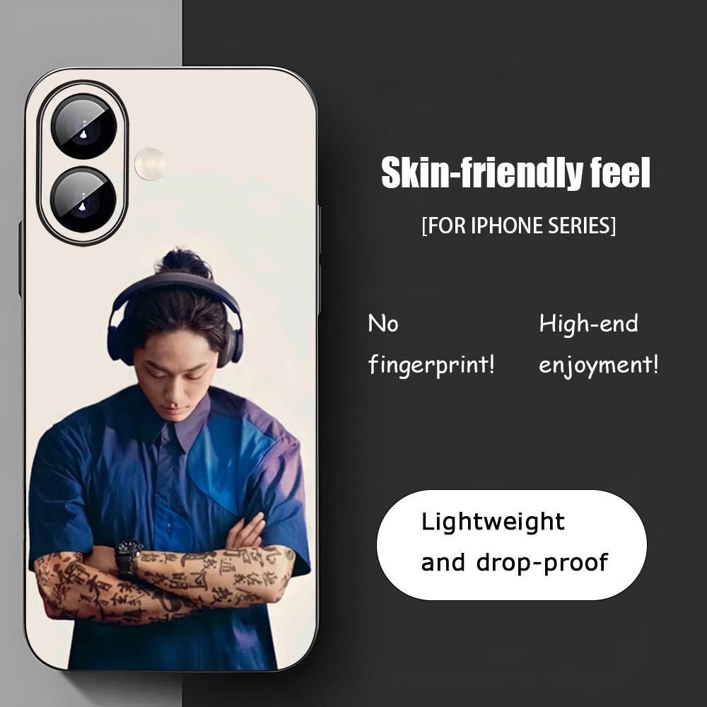 Popular Star L-lee Do H-yun Phone Case For iPhone 17 16 15 14 13 12 11 X XR XS 8 Plus Mini Pro Max Soft black Shockproof Cover