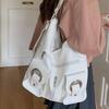 Stylish Zippered Pocket Tote Bag A Single-shoulder Bag and A Large-capacity Backpack for Commuting