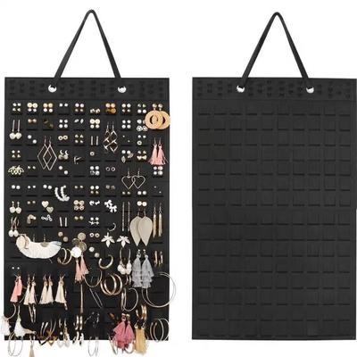 Wall-mounted Felt Earring Storage Holders, Earring Stud Storage Rack