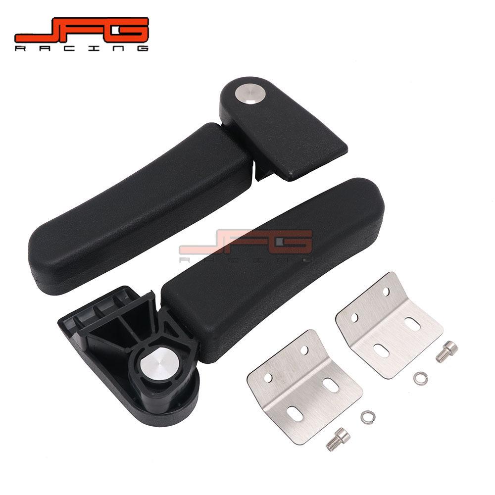 Motorcycle Tail Box Armrest Aluminum Alloy Rear Seat Handrail - Universal Model for Special Modification