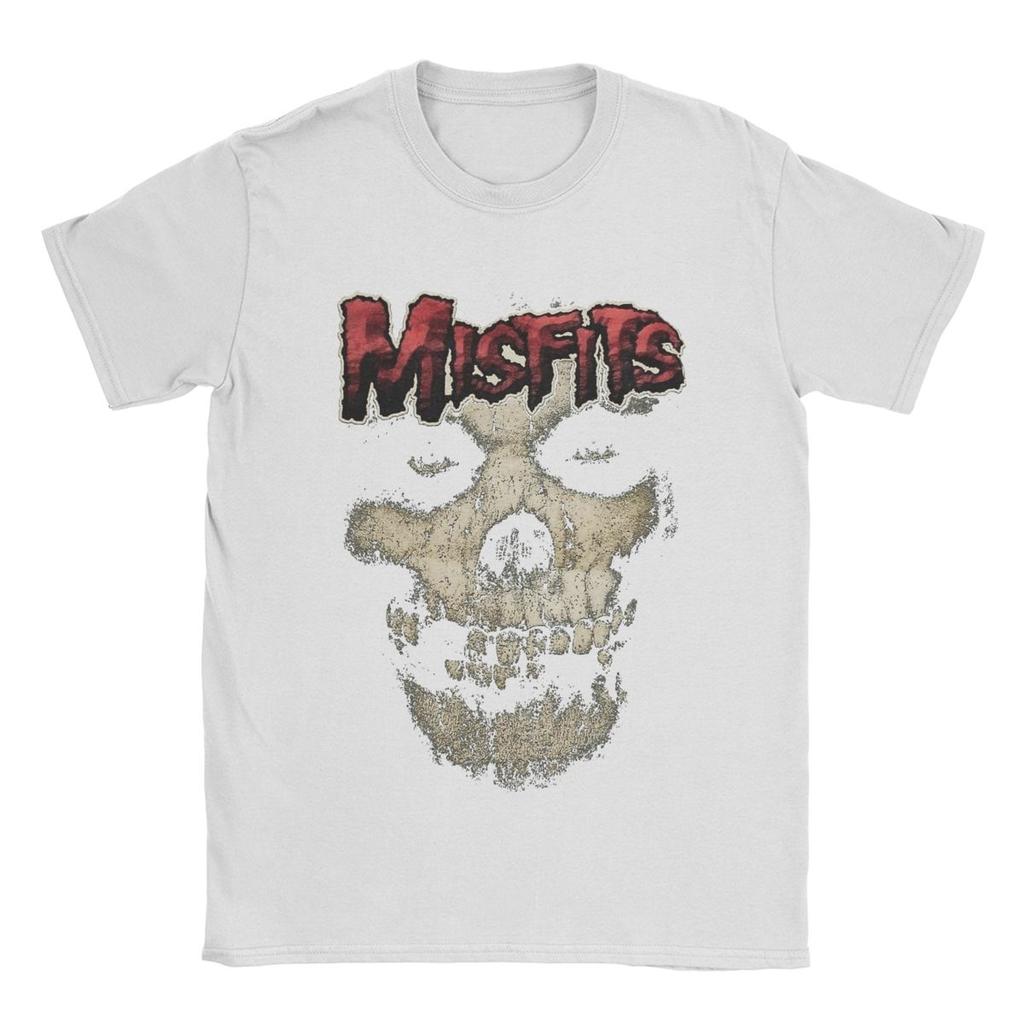 Misfits T-Shirts for Men Humor 100% Cotton Tee Shirt Round Neck Short Sleeve T Shirts Gift Clothes