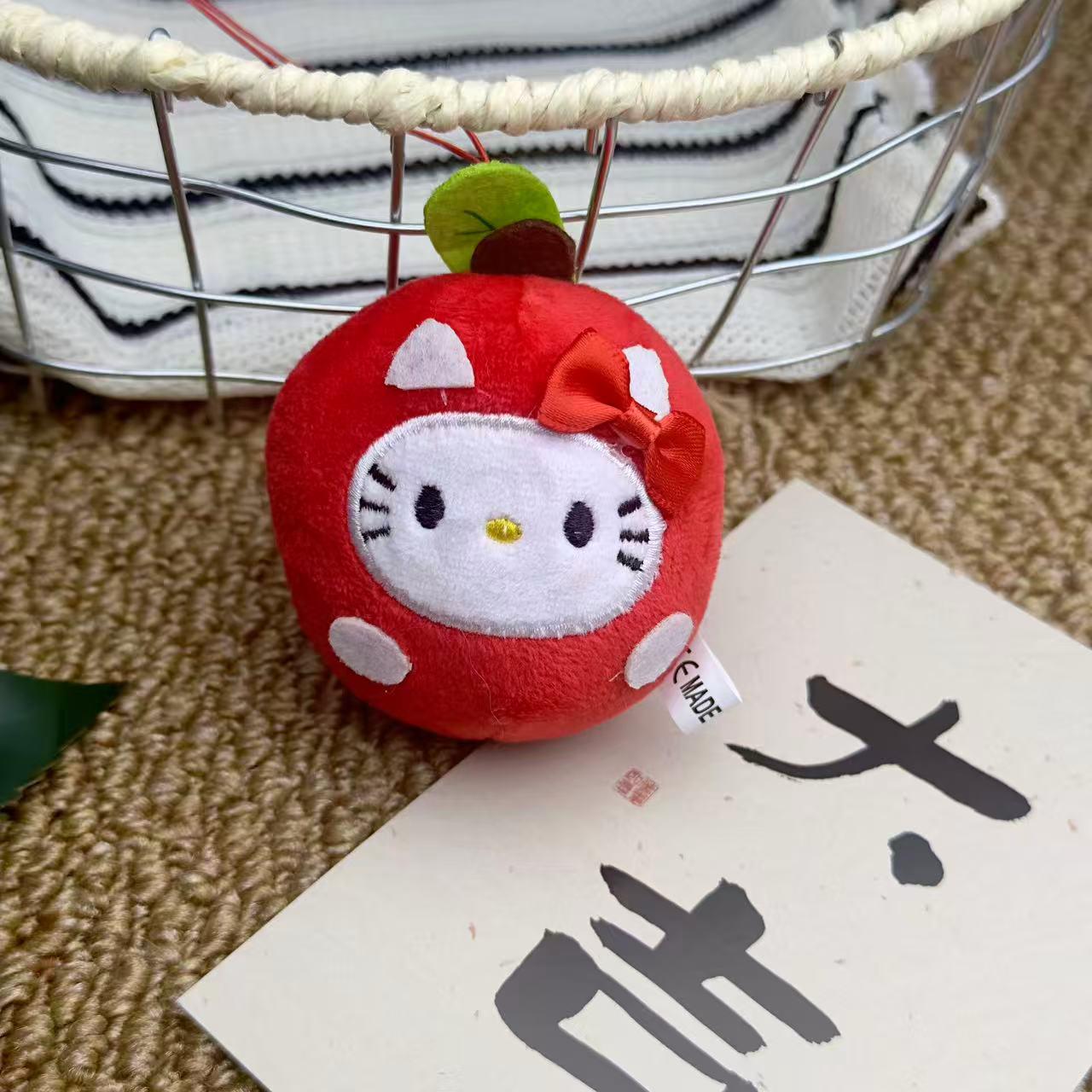 

Плюшевые куклы-подвески Sanrio Hello Kitty, Kuromi и My Melody - Дизайн Яблоко KT Cat