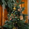 Christmas Tree Ornament Tree Shaped 2D Acrylic Hanging Decoration Merry Christmas Pendant for Holiday Home Party Decor