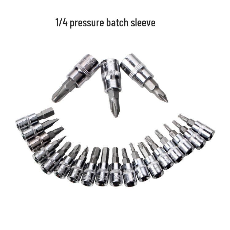 46-Piece Mirror Finish Socket & Ratchet Wrench Set for Auto Repair