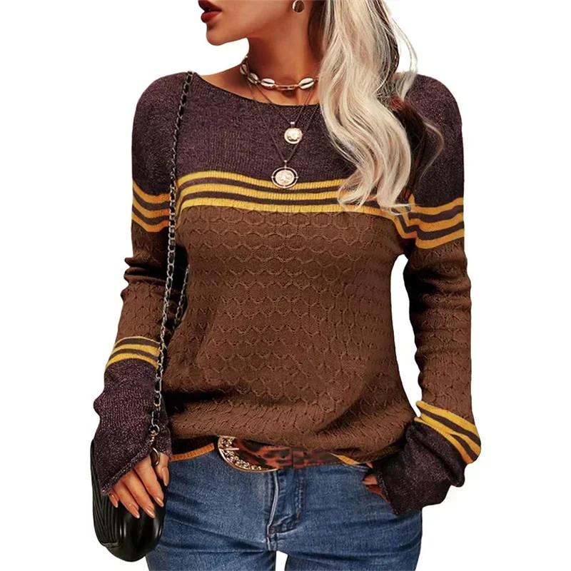 Sweater for Women Winter Thickened Pullover Warm Knitted Stretchy Long Sleeve Oversize Jumper Sweater Tops