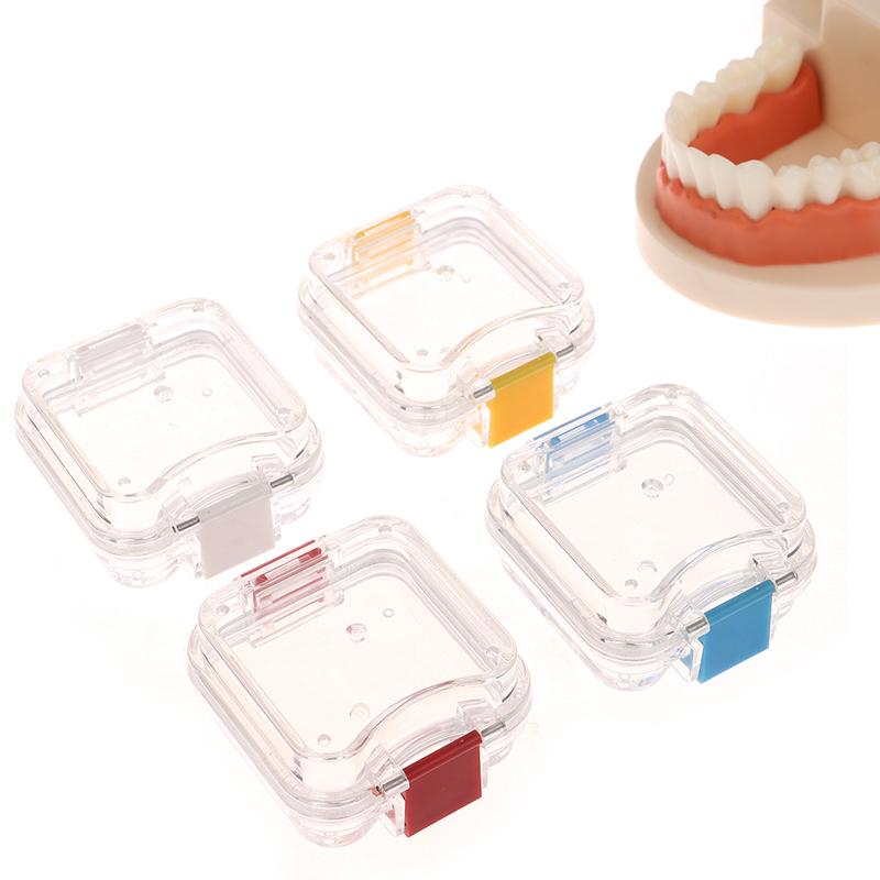 Denture Storage Box With Film Dental Crown And Bridges No Slots Available Tooth Box Plastic Transparent Dentistry Membrane Box