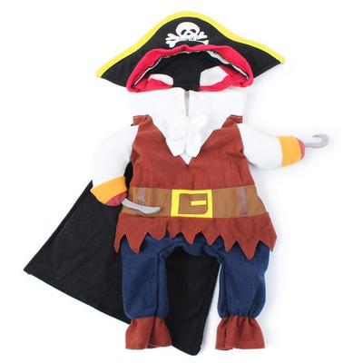 Polyesterové Roztomilé Odolné Pet Halloweenske Oblečenie Pirátsky Zábavný Kostým Prezliekanie pre Mačky Psy(S)