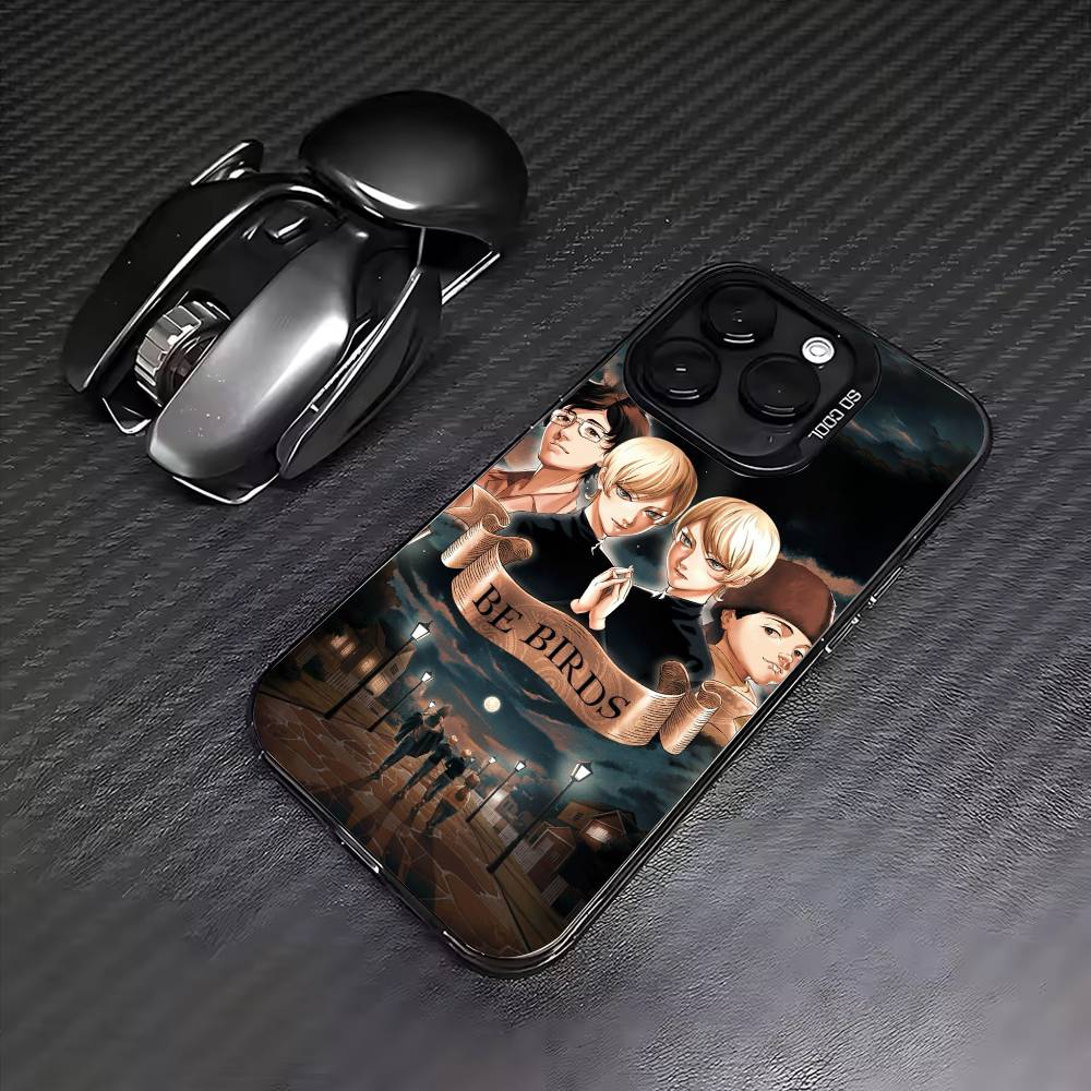 Anime M-Migi to Dali  Phone Case For iPhone17,16,15,14,13,12,11 Plus,Pro Max Colored Silver Plated Inside Cover