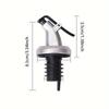 1pc Kitchen seasoning pouring spout, vinegar soy sauce bottle cap, silicone stopper universal