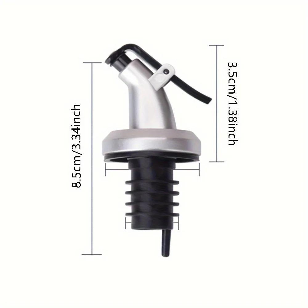 1pc Kitchen seasoning pouring spout, vinegar soy sauce bottle cap, silicone stopper universal