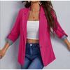QICED Damen Vintage Casual Einfarbig Druck Herbst Winter Langarm Jacken & Mäntel