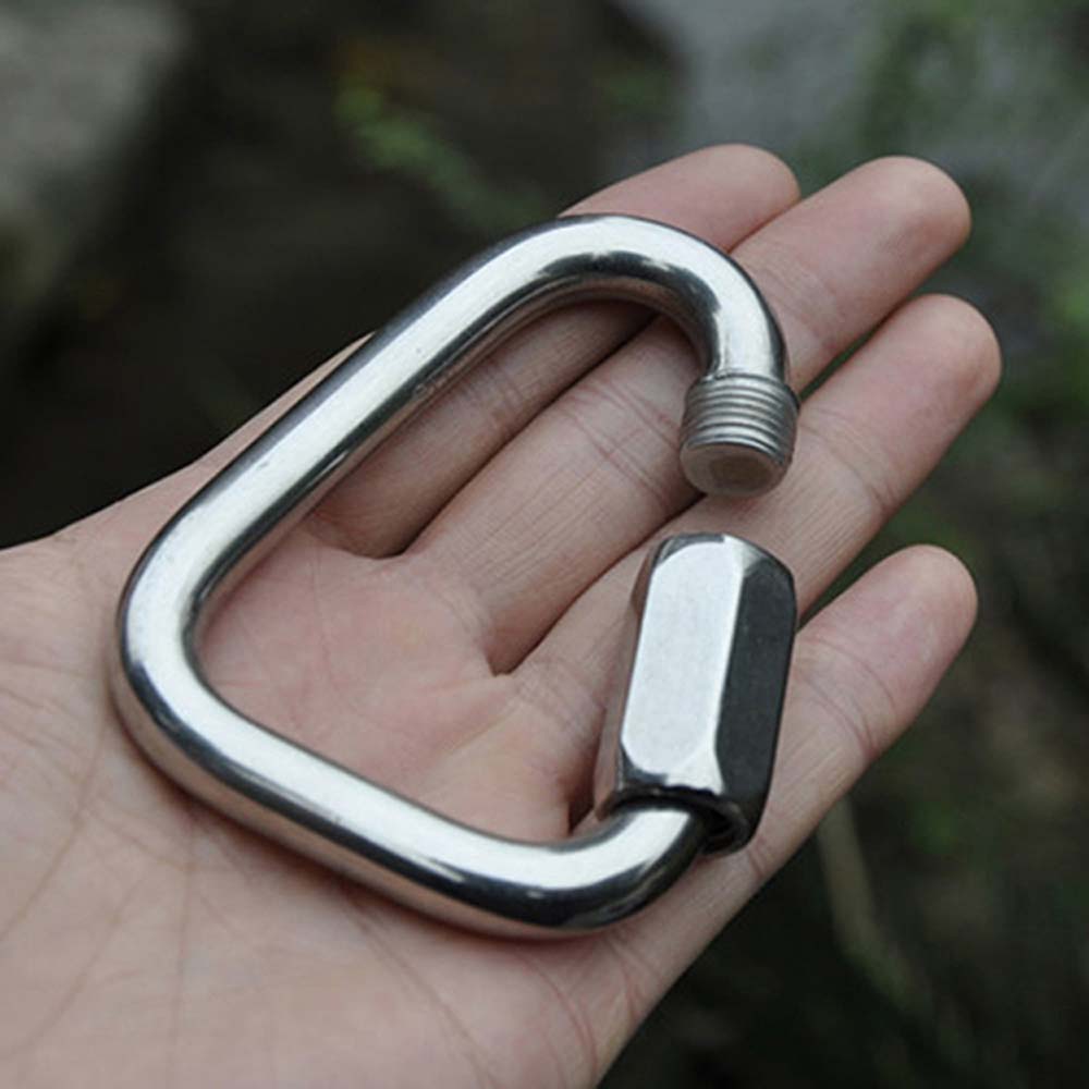 Buckle Mountaineering Snap Clip Fast Hook Triangle Carabiner Climbing Buckle Safety Connection Lock