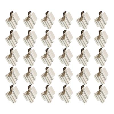30 Pcs Photovoltaic Cable Clamp Holders for Cords Wire Harness Clips Bracket Pv Stainless Steel Solar Module Management Panel