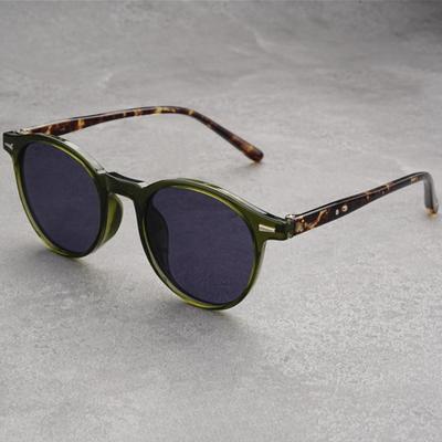 Occhiali da Sole alla Moda con Montatura Rotonda Trasparente per Donna Casual Guida Outdoor Eyewear Uomo Plastica Ultraleggeri UV400 Occhiali