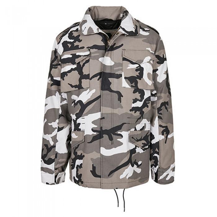 Build Your Brand Mens M-65 Standard Camo Field Jacket