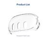 Transparent Shell Case For Meta Quest 3 Accessories,VR Headset Protective Cover Camera Lens Protector Tempered Glass For Quest3