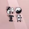 Cartoon Trendy Mushroom Metal Brooch Fun And Whimsical Alloy Pin For Unique Fashion Statements