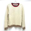 716348XKCQD 23SS Ribbed Crew Neck Long Sleeve Knit Top Apparel Sweater