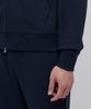 Musinsa Standard Crop Hooded Sweat Zip-Up [Navy]