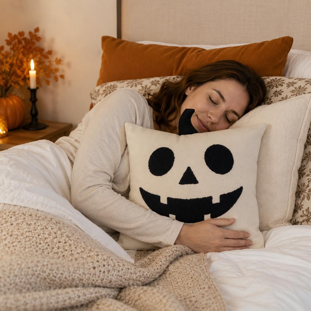 Halloween Cover with Single-Sided Print for Decorative Couch Cushion