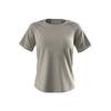 Outline Simple Solid Color Comfortable Breathable Quick-Dry Running T-Shirt Women Tops Dove-Brown C22218