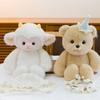 Stuffed Animals Little Bear Plush Toy Throw Pillow Lamb Animals Doll  Children Gift