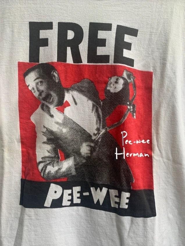 Rare New Pee Wee Herman Gift Cute White S to 5XL Tee Shirt SG374 Unisex T-Shirt XXL