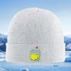 Golf Flag Tournament Shape Emblem Logo Men Women Unisex Knitted Hat Beanie Pullover Cap Winter Thermal Warm Christmas Outdoor Cy