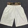 European and American Spring and Summer Casual Simple Couple Fashionable Double Waist Folding Shorts