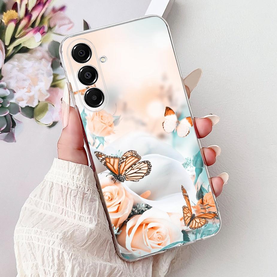 For Samsung Galaxy A17 5G Case SM-A176B Cute Cat Painted Cover 6.7'' Soft Silicone Case For Samsung A17 A 17 GalaxyA17 5G Fundas