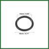 Motoforti Power Steering Pump O-Ring Inlet Outlet Seals Connector Gasket Fit for Honda Accord - Pack of 4 Black Red Long-lasting