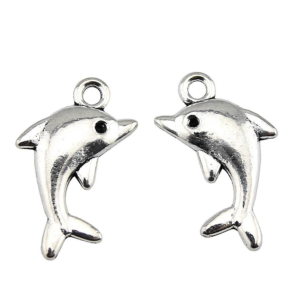 Mermaid Tail Charms Alloy Pendants For Ocean Themed Jewelry Making