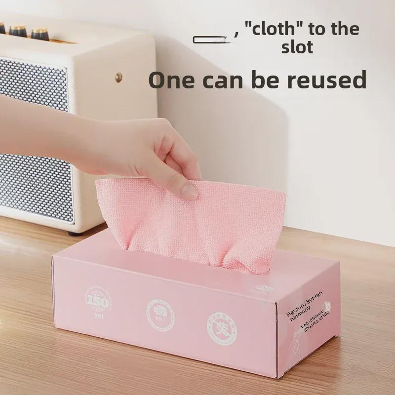 Jednorázové nepouštějící vlákna absorpční kuchyňské utěrky na nádobí