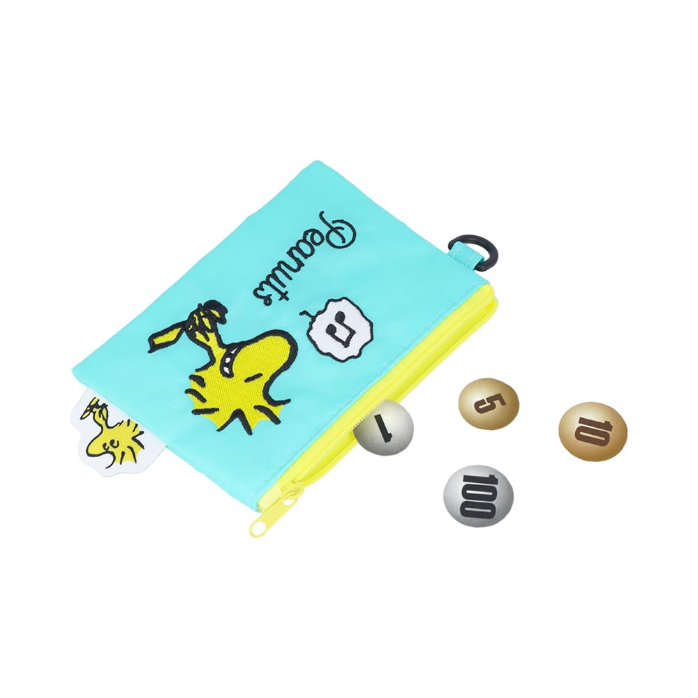 Sunstar Stationery Snoopy Coin Woodstock S2221110 Case, & Snoopy, Green,