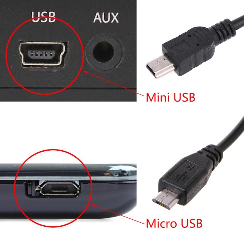 Car Driving Recorder 3.5M USB Type-A To Mini 5Pin MICRO USB 90 Degree Right Angle Charging Cable for GPS Navigator