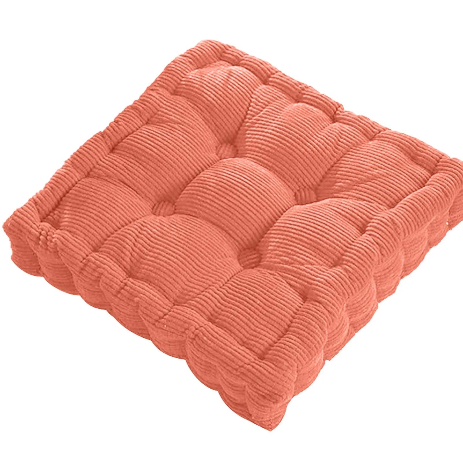 

Thick Cushion, Square Corn Cob, Tatami Chair, Office Chair, Soft Sofa, Home Floor Decoration, Textile Knee Pillow помаранчевий